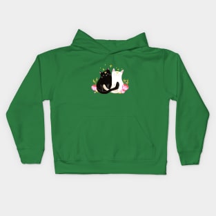 Two cute sailor cats Kids Hoodie